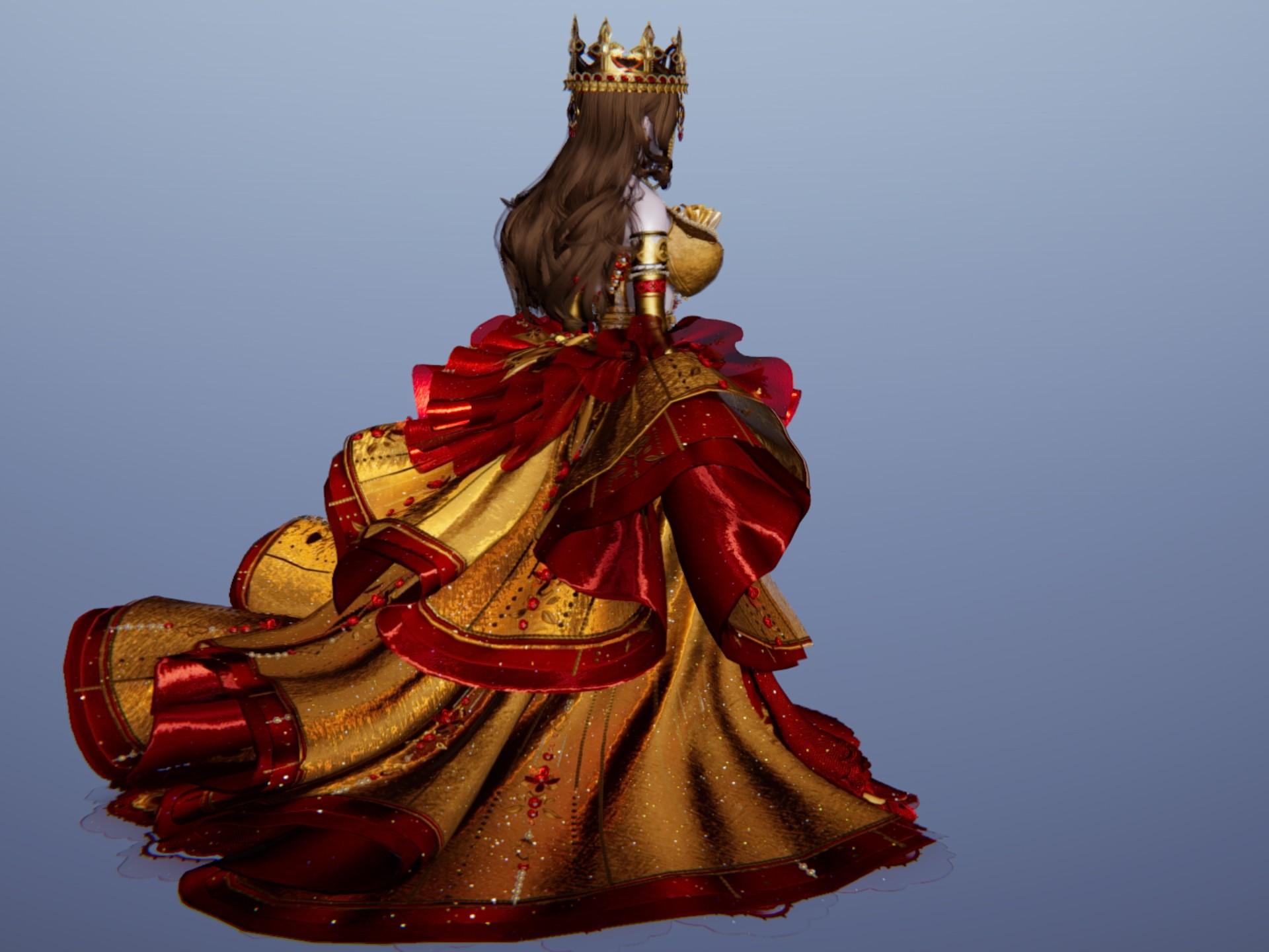 以闪亮之名 伊利莎白 女王加冕 人物捏脸展示