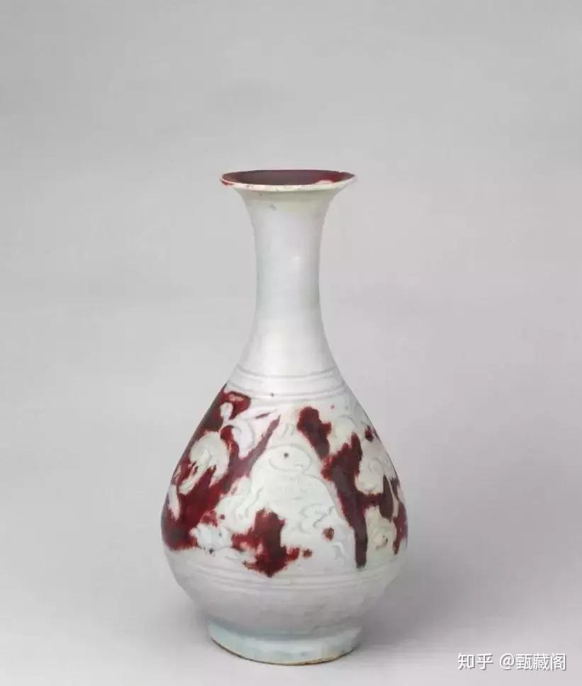 宋時代 釉里紅壶 宋時代 釉里紅壶 釉里红瓷器