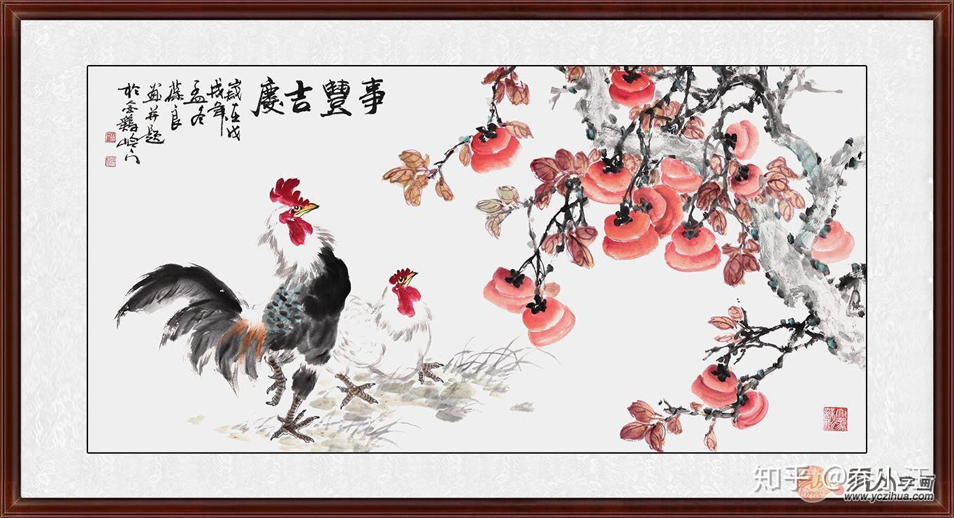客厅挂什么题材的作品好 诗意花鸟画更高雅 - 知乎