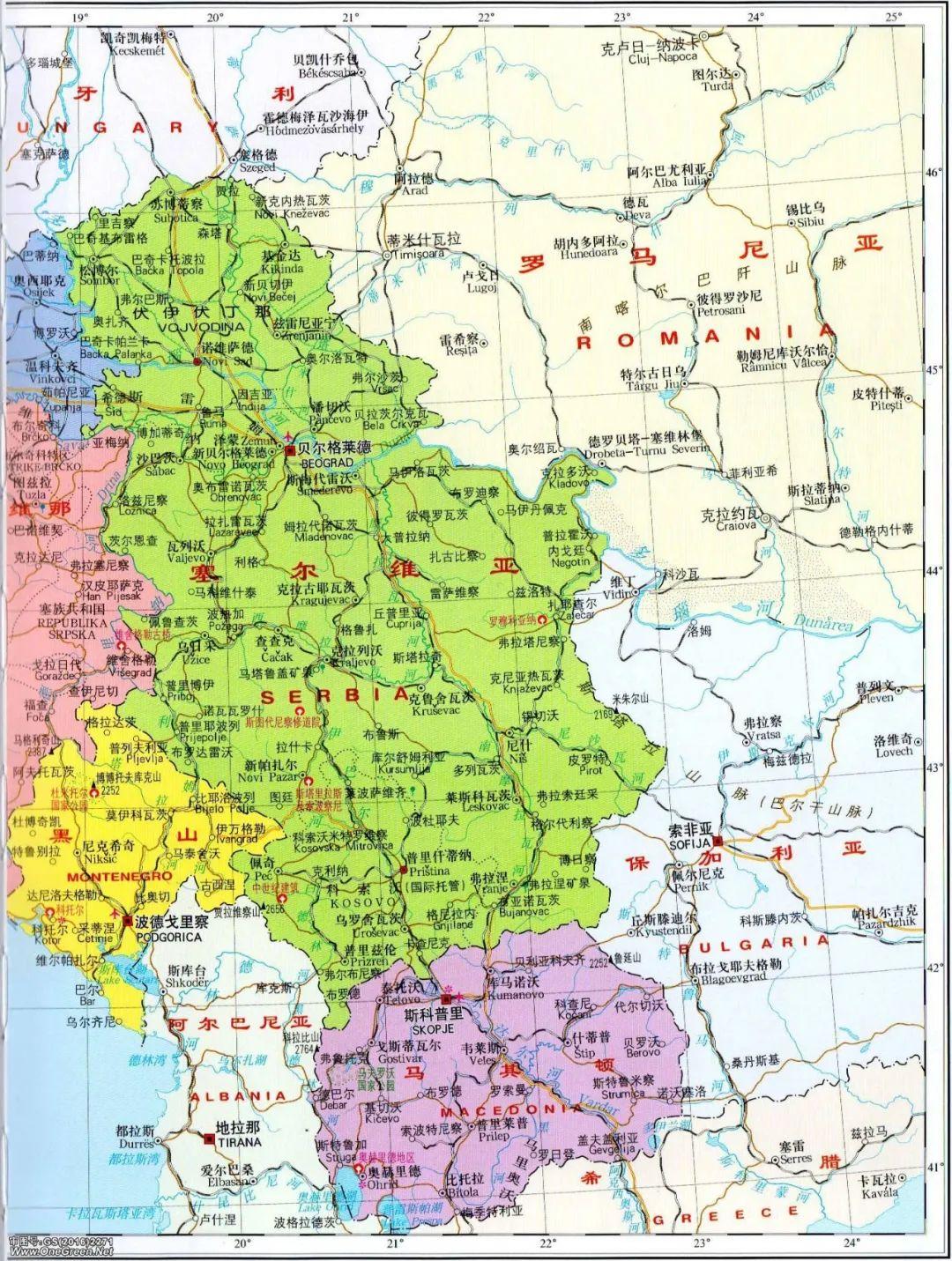 图文解读塞尔维亚地理和历史（塞尔维亚最全地图收藏） - 知乎