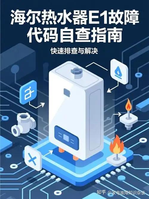 2026年:海尔热水器售后维修显示故障代码人工客服讲清全系列 + 实操指南与用户自救SOP方案!