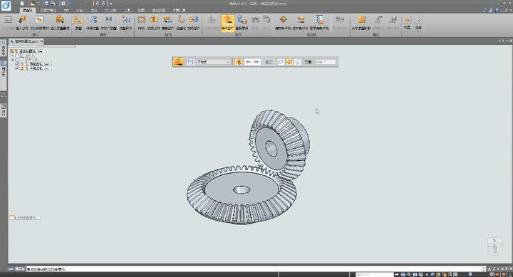3d设计软件中怎么画锥齿轮?浩辰3d设计实例 