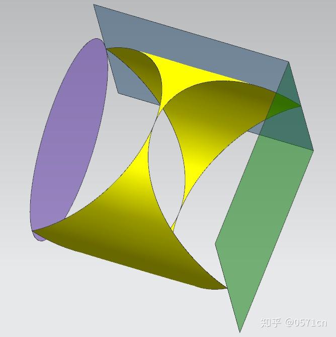 请问这个三视图的三维图形是什么