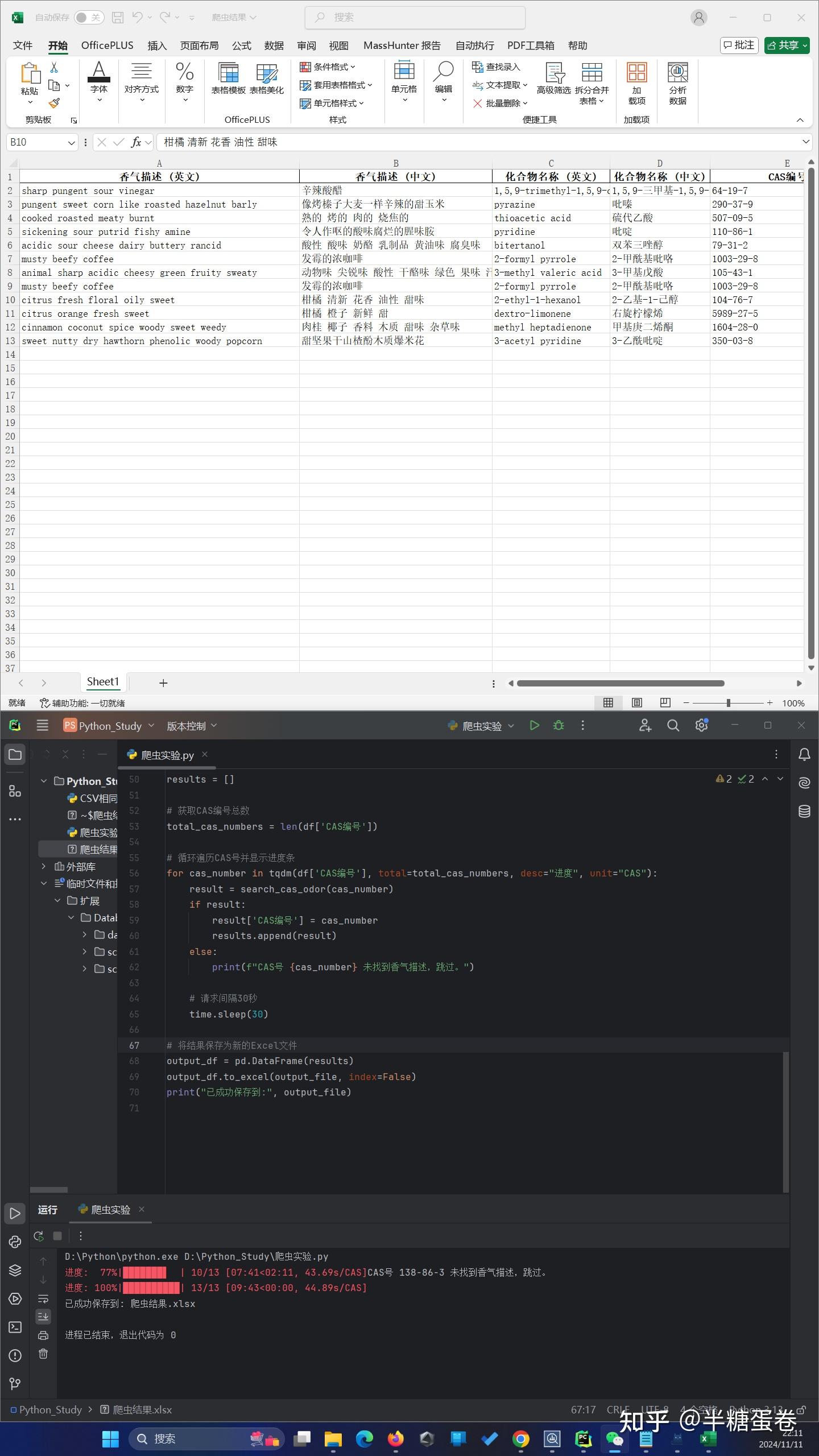 编程小白，Chat GPT+Python+Excel结合安捷伦Masshunter工作站来满足GC-MS分析中对化合物风味快速解析的需求 - 知乎