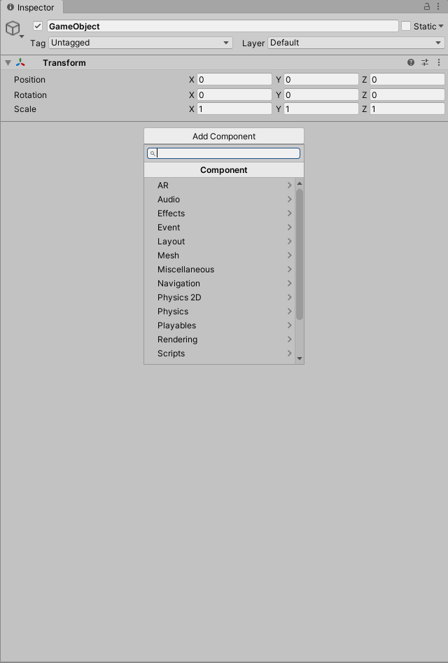 Unity Inspector Add Component 添加Inspector上的Add Component回调功能 - 知乎