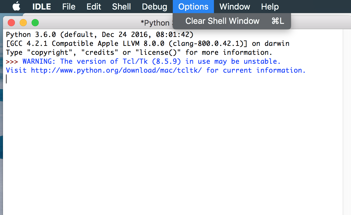 Python Shell 怎样清屏？ - 知乎