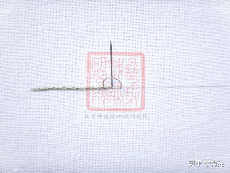 中国刺绣针法之游针- 知乎