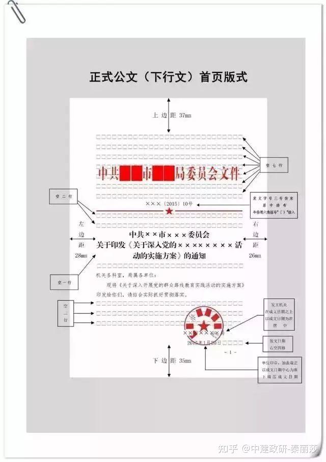 史上最全的国有企业公文写作格式设置规范（建议收藏） - 知乎