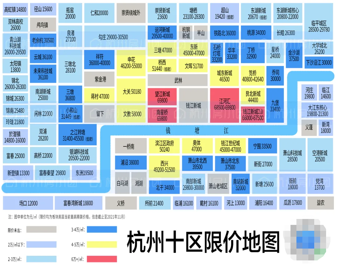 2年33个板块涨价,今年最高上浮2千/㎡,最新限价地图来了 - 知乎
