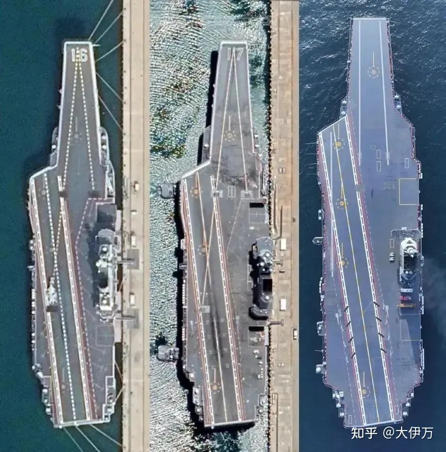 中国航母003“福建”舰进入最后冲刺阶段！甲板上出现大量轮胎印，最快8月服役？ - 知乎