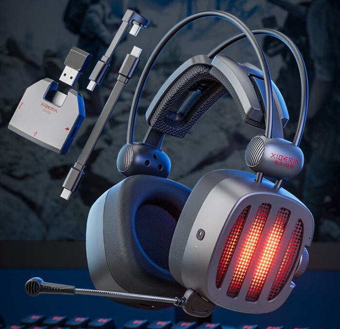 双十一新品头戴式无线游戏耳机西伯利亚s21gs测评头戴式游戏耳机电竞