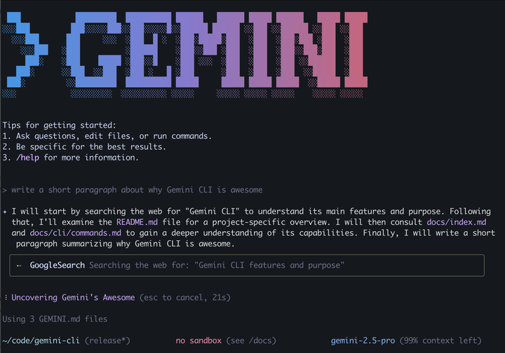 Gemini cli ai 