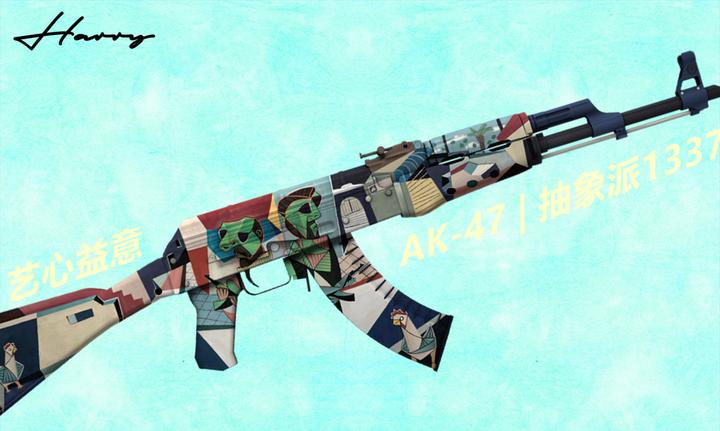 致敬杰作，试图把我修复【艺益CSGO皮肤】抽象派1337 - 知乎