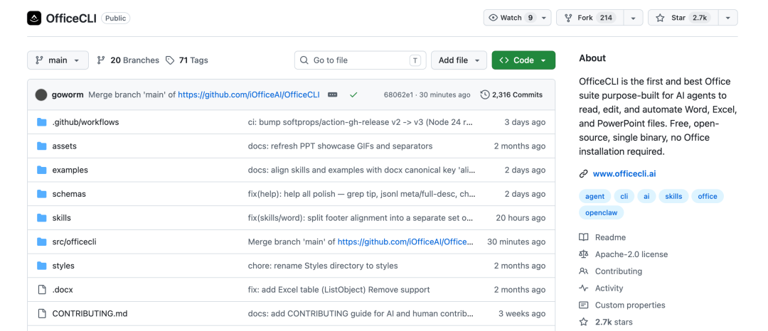 GitHub 2.7k Star！这个开源神器让 AI 直接操控 Office - 知乎
