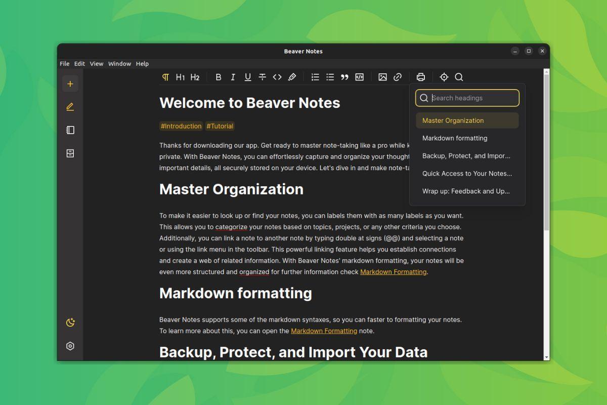 Beaver Notes：一款开源的私人记事本应用 | Linux 中国 - 知乎