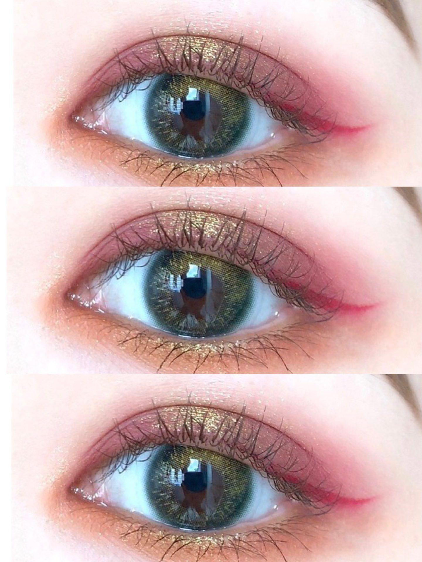 有没有什么绿色系美瞳推荐自然一点的最好是墨绿色