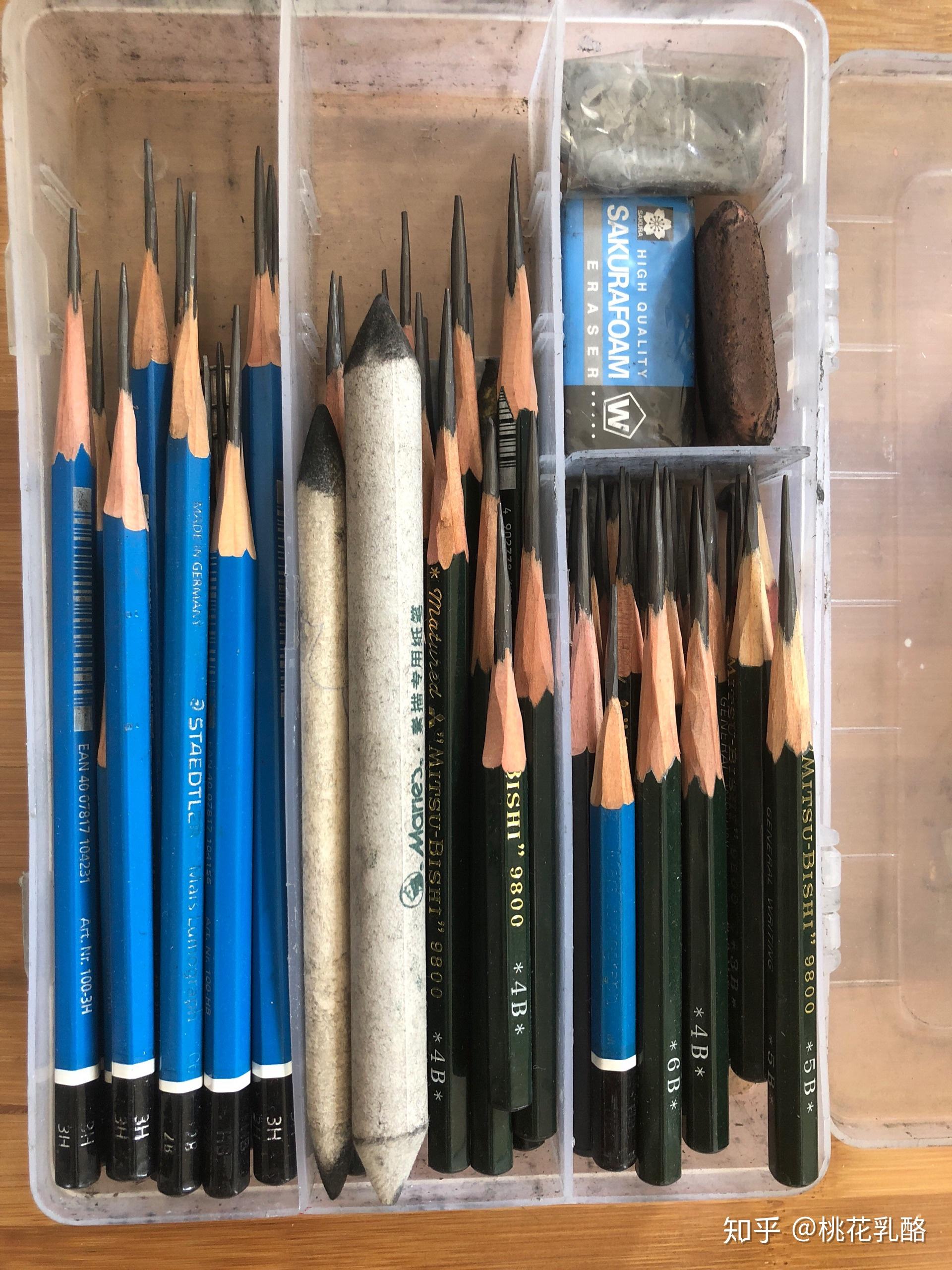 画素描需要将笔削成什么样子