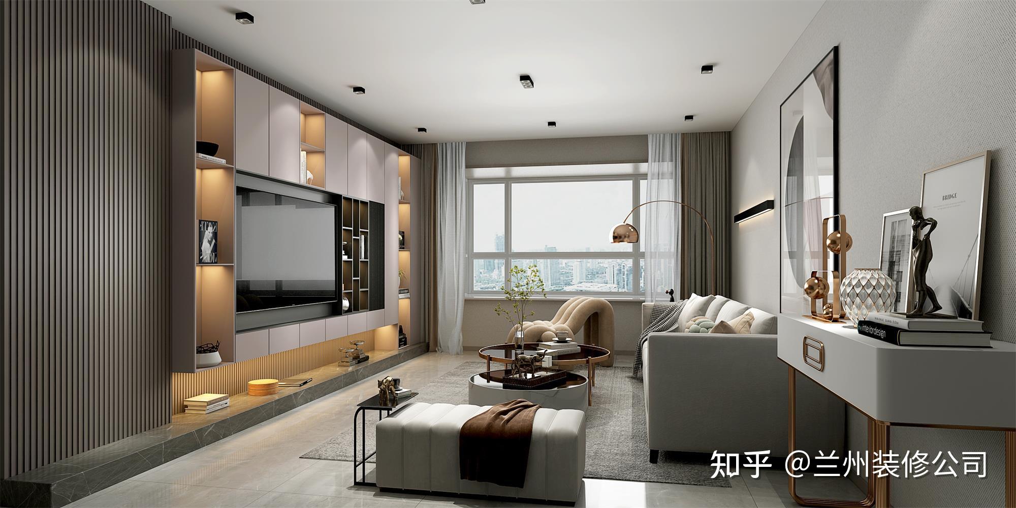 兰州装修案例 | 中海铂悦世家140㎡现代简约风格装修设计效果图2026新款 - 知乎