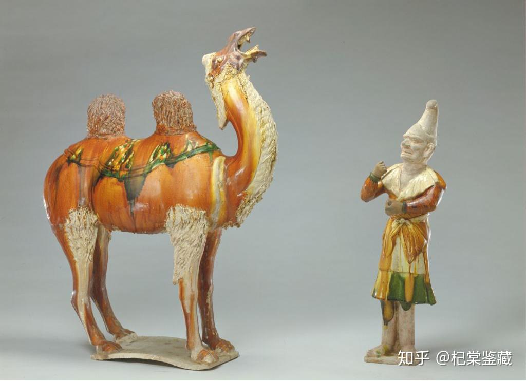 B 明代三彩文官俑 50cm 明時代 陶器 中国 古玩 明器 中国美術