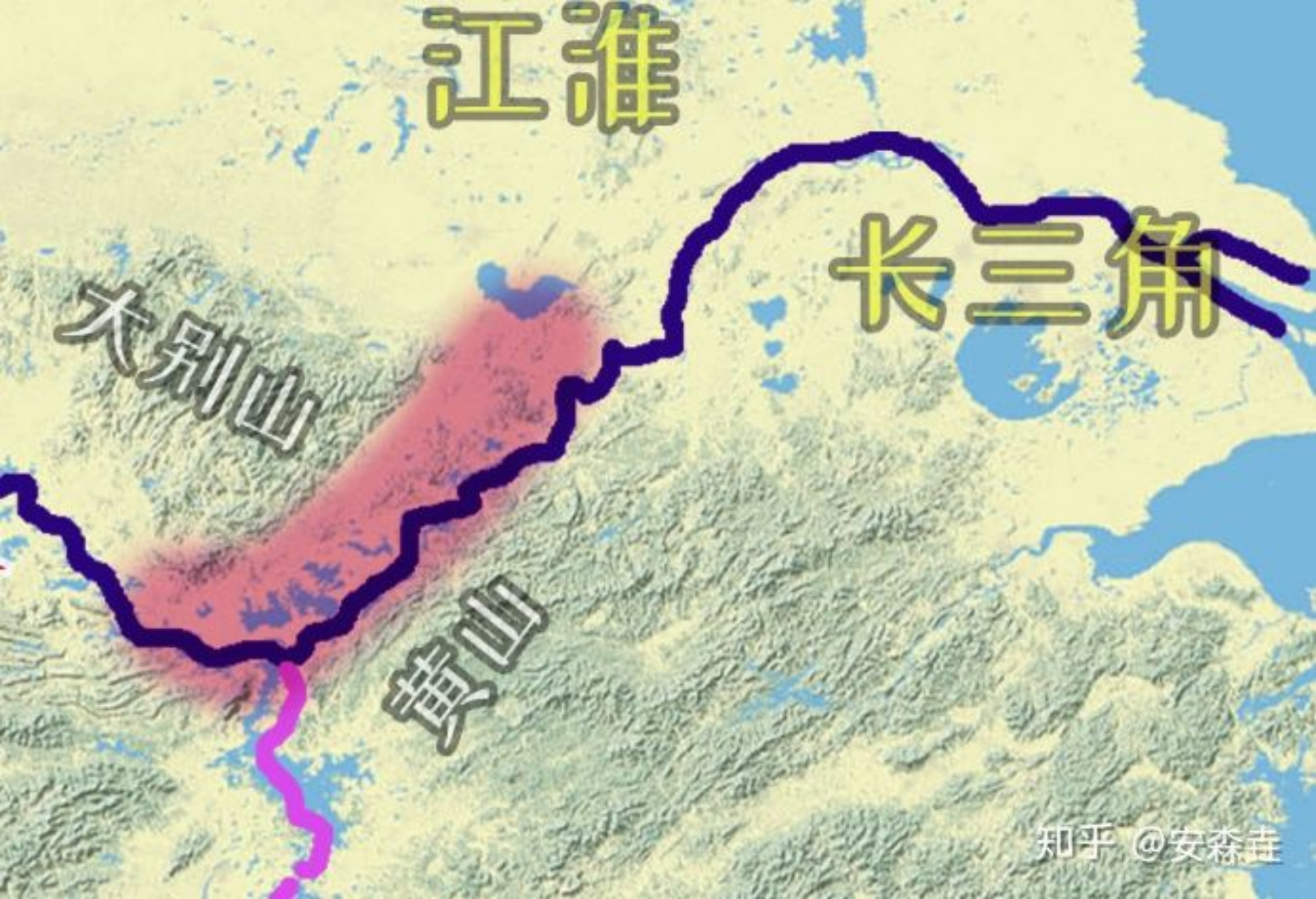 图 8:郯庐断裂带示意图