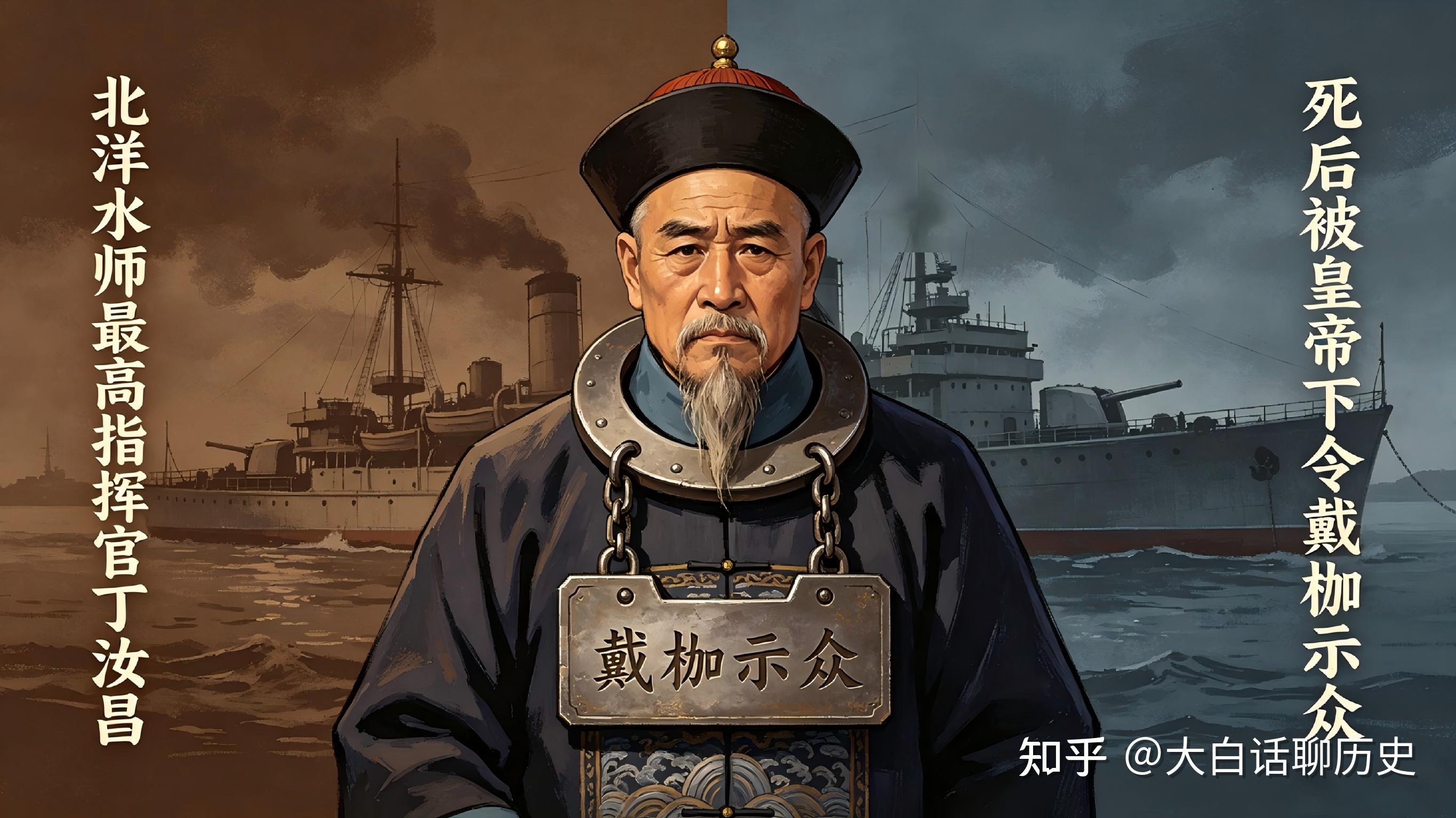 丁汝昌：北洋水师最高指挥官，死后还被皇帝下令戴枷示众 - 知乎