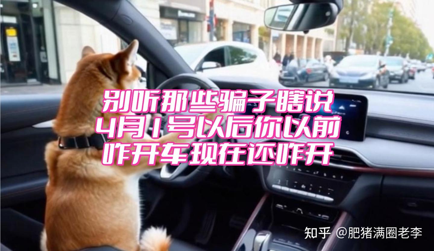 别听那群骗子胡说八道,4月1号以后基本没新增新交规