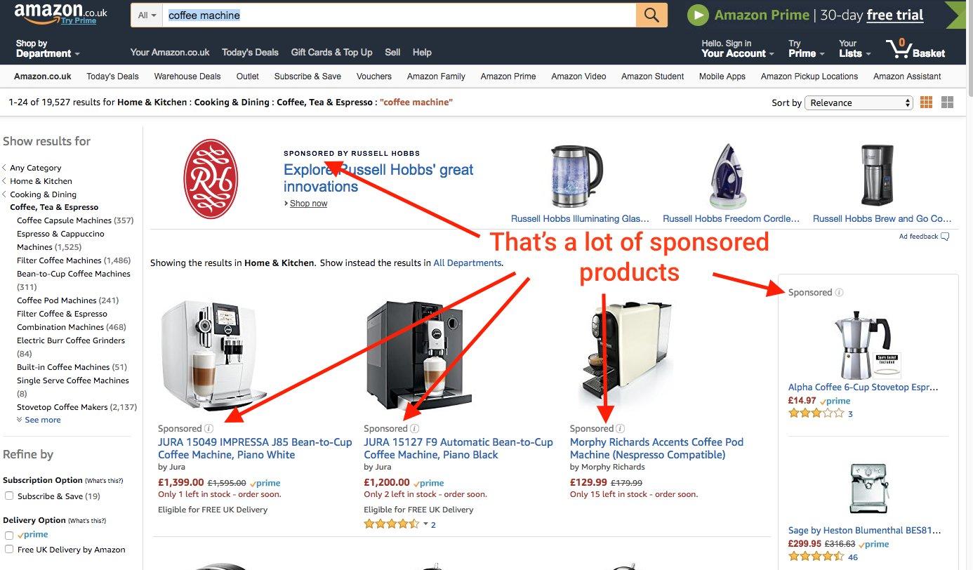 Amazon 站内广告为什么出价最高 但排名不是在第一位 知乎