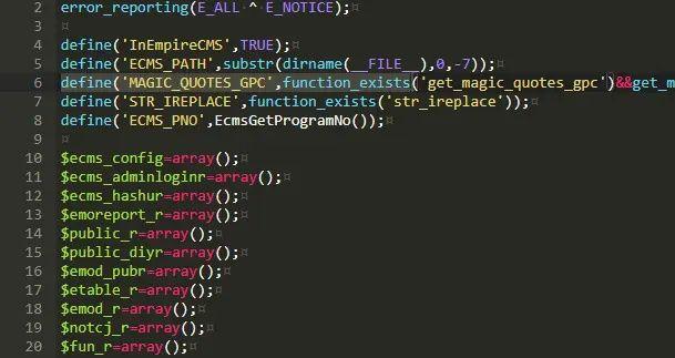 php7帝国CMS报错Deprecated: Function get_magic_quotes_gpc() - 知乎