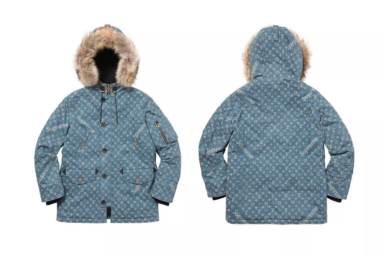 lv supreme牛仔外套是有两个版本吗? - 知乎