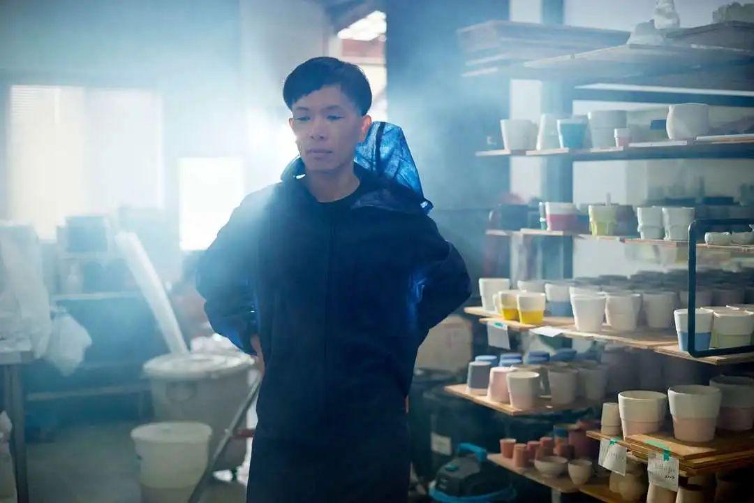 桑田卓郎 金彩 梅華皮 黄 茶碗 抹茶碗