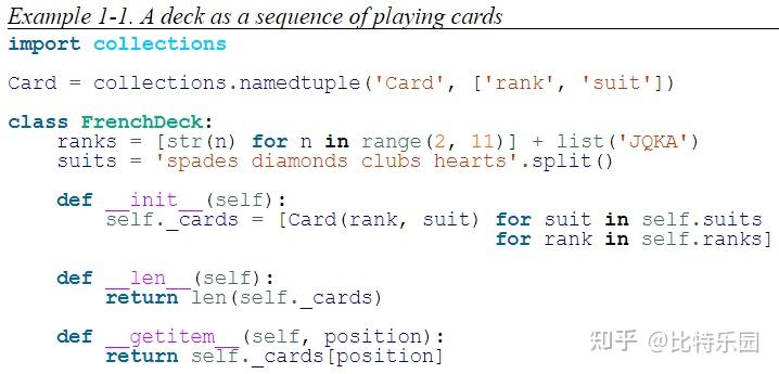 github - gakuruuri fluent-python: example code for... 《Fluent Python 2nd》代码示例1-1扑克牌类:如何让自定义类像内置类型 - 知乎