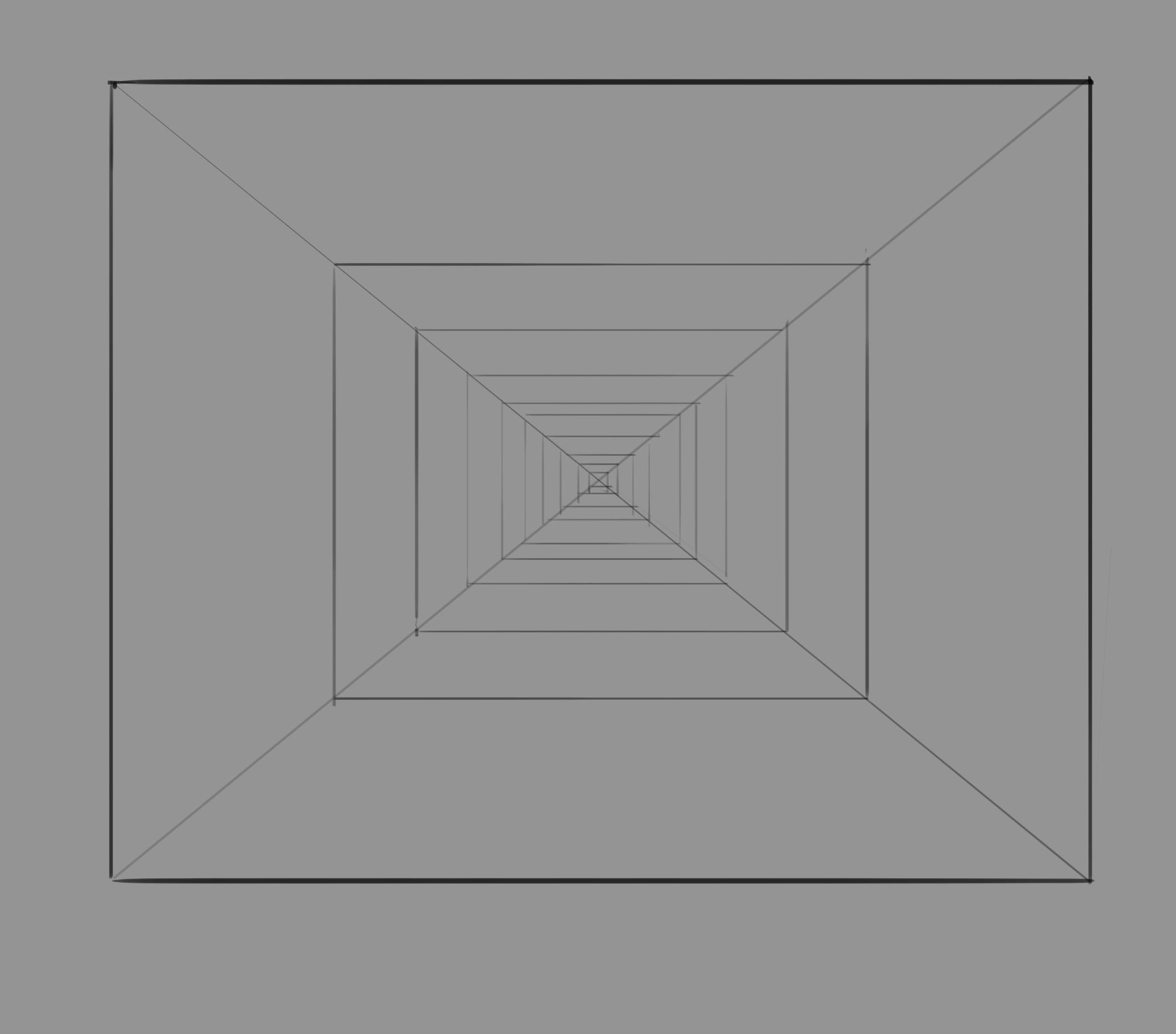 一张画按成角透视,最多有几个消失点?(图6)