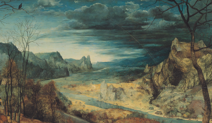 肉質画　風景画 勃鲁盖尔风景画中的空间- 知乎