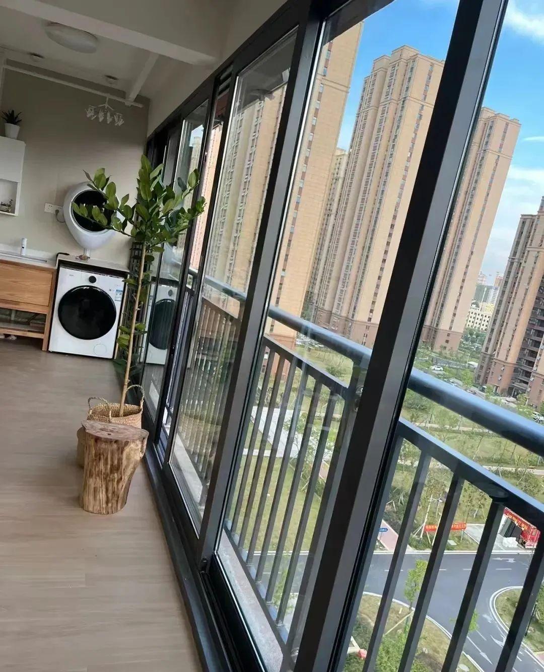 一,推拉门封阳台