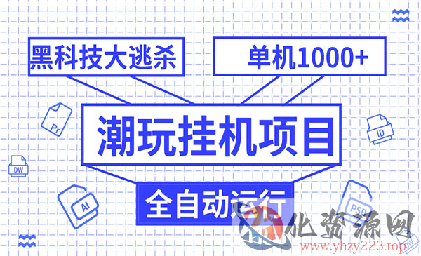 《潮玩全自动黑科技大逃杀项目》单机收益1000+，无限多开窗口_wwz