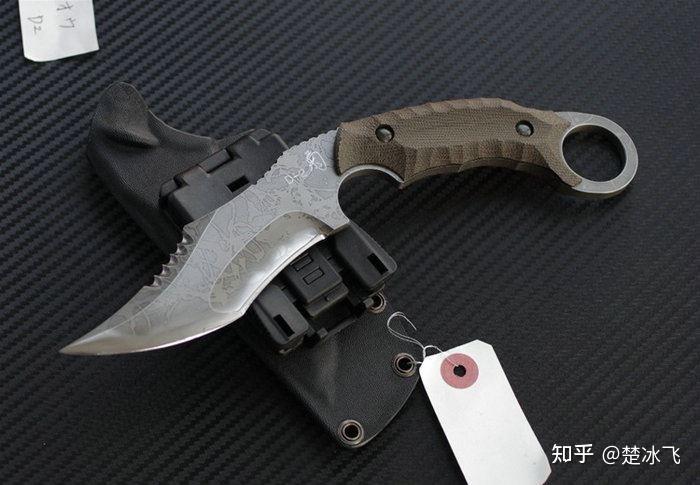 想买一把5k左右的刀,现在有个表面淬火的蝴蝶刀,想换把爪子刀,大概在