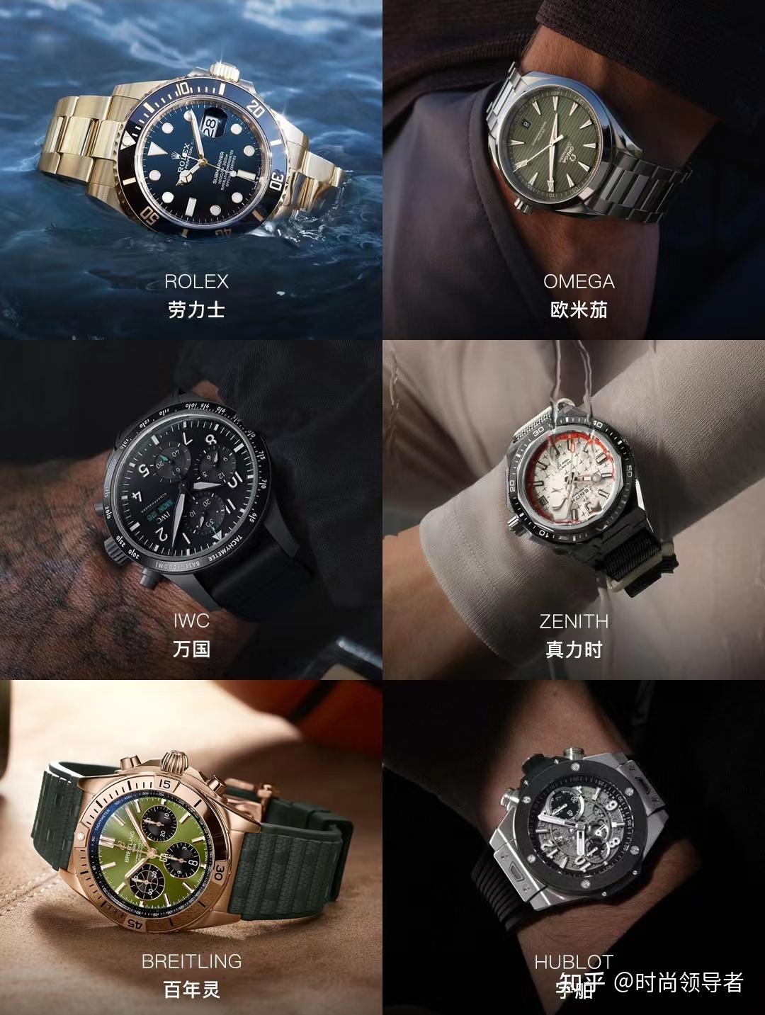 一图搞懂高端腕表品牌段位手表排行榜 - 知乎