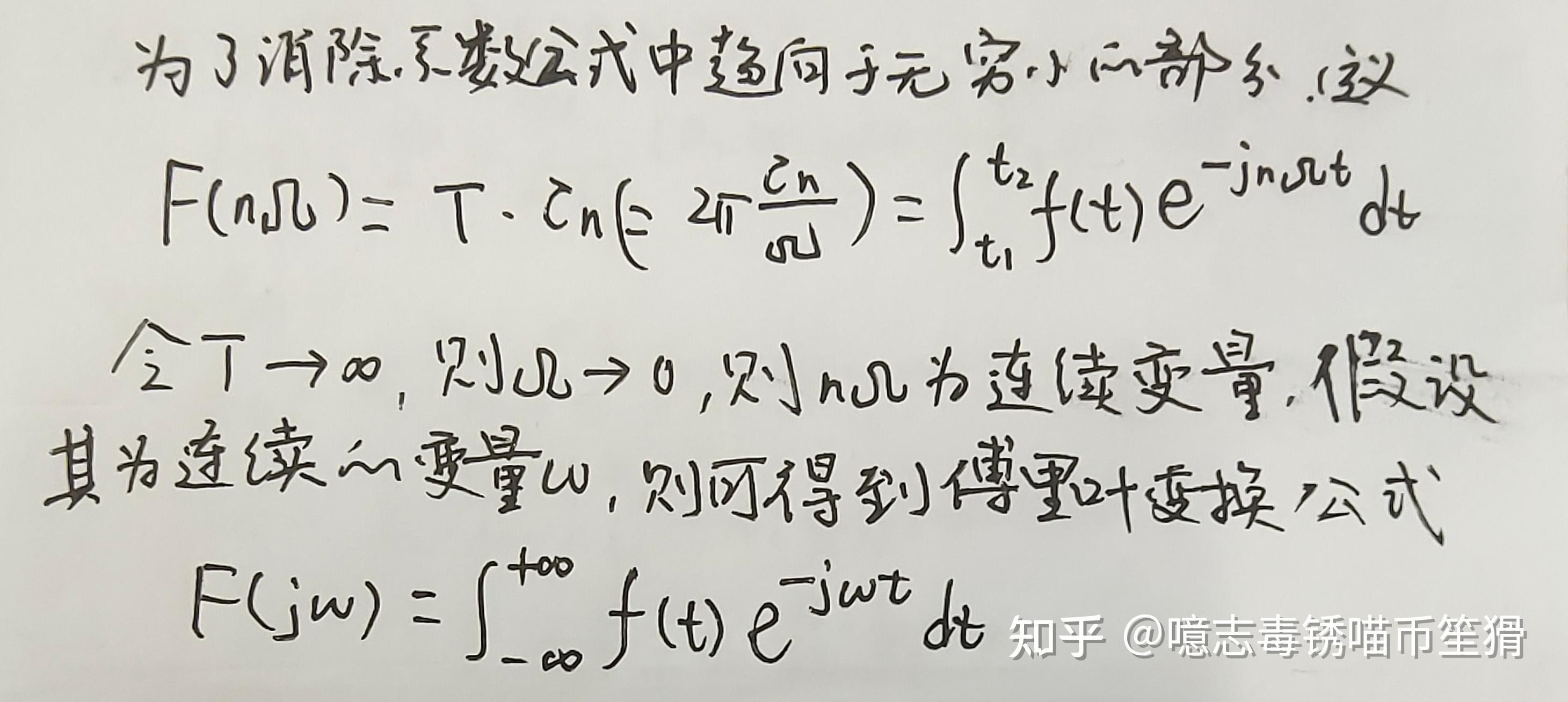 从傅立叶级数到傅立叶让变换 - 知乎