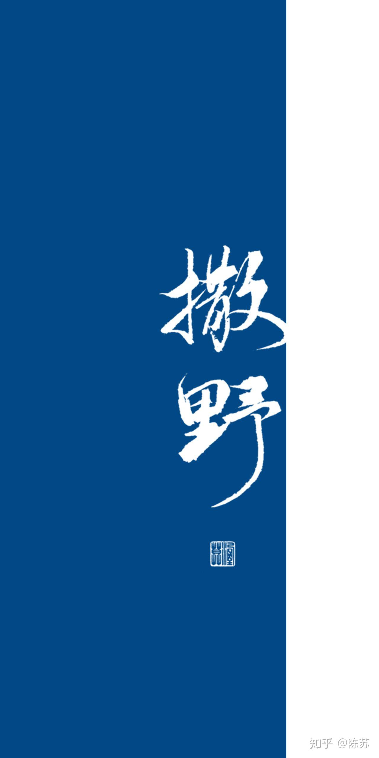 有没有撒野的文字壁纸