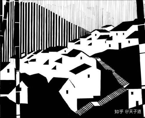 如何用一张点线面黑白画表达出一种情绪? - 知乎