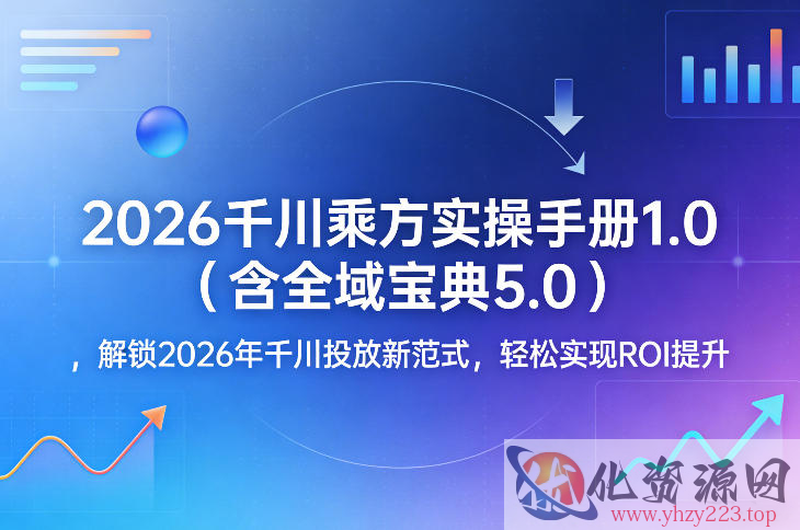 2026千川乘方实操手册1.0（含全域宝典5.0），解锁2026年千川投放新范式，轻松实现ROI提升