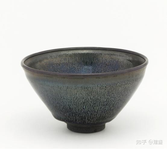 中国古美術 宋建窯 刻詩文兔毫盞 詩文刻紋 茶碗 茶道具 骨董