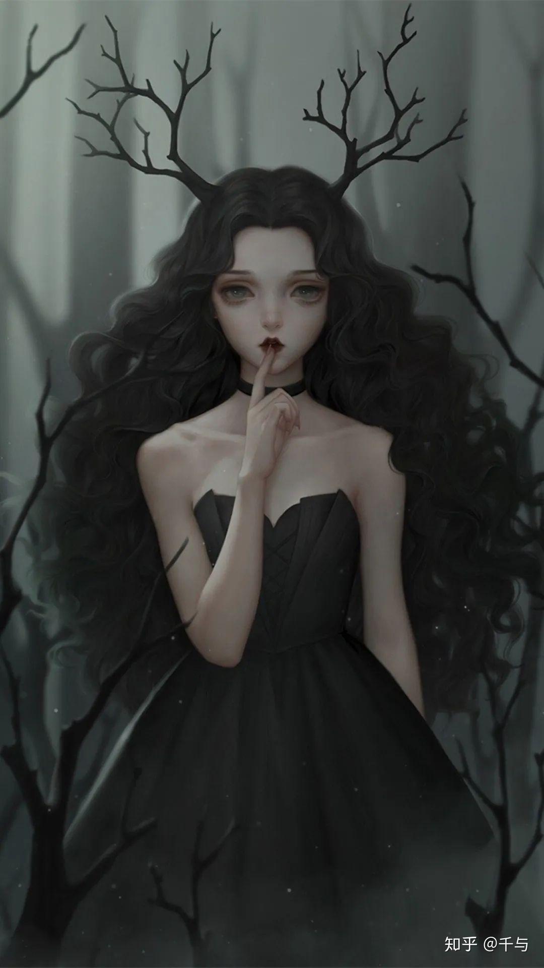 有人有这种黑暗系的公主壁纸嘛