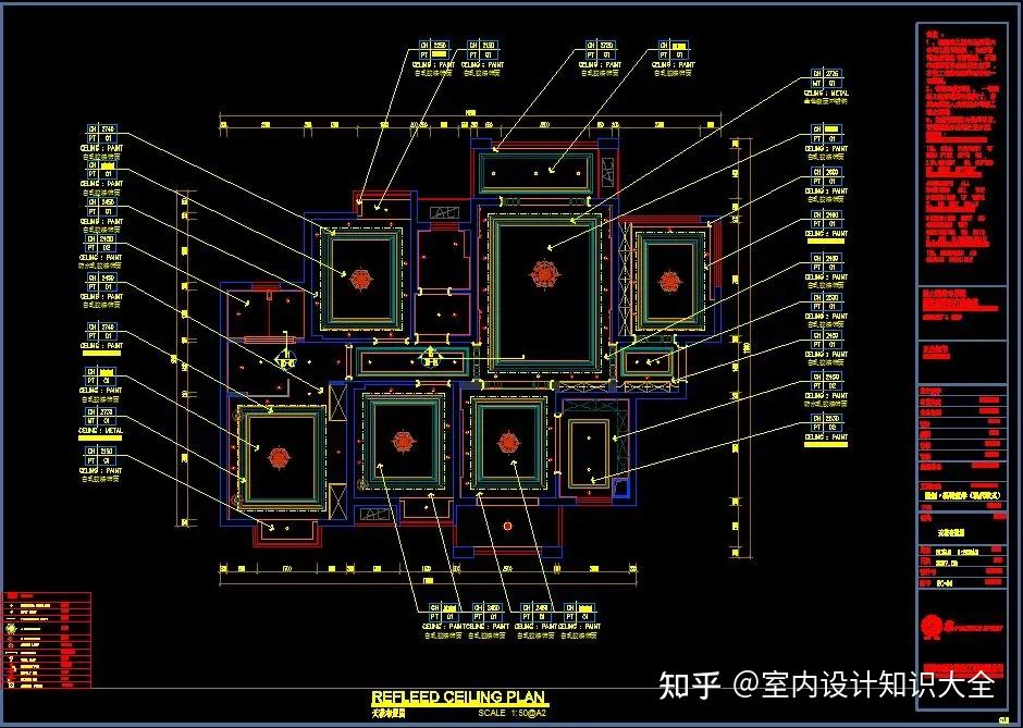 一套完整规范的室内装修施工图与效果图分享【全套】 - 知乎