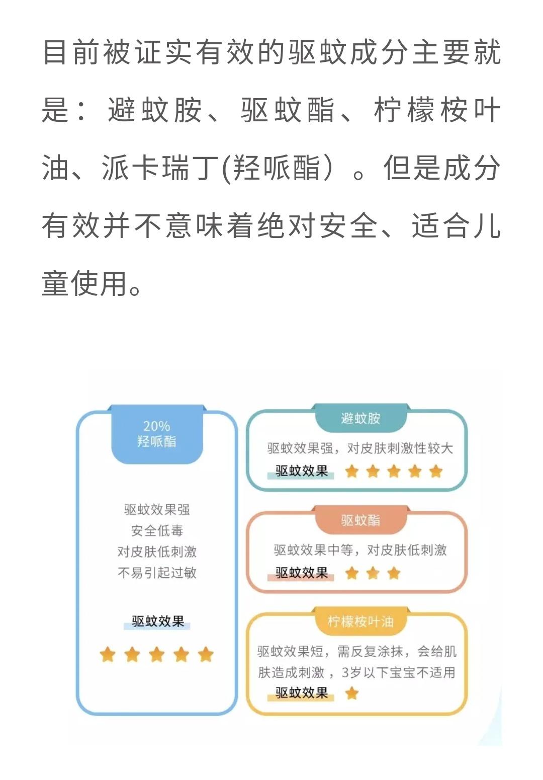 求驱蚊效果好的产品