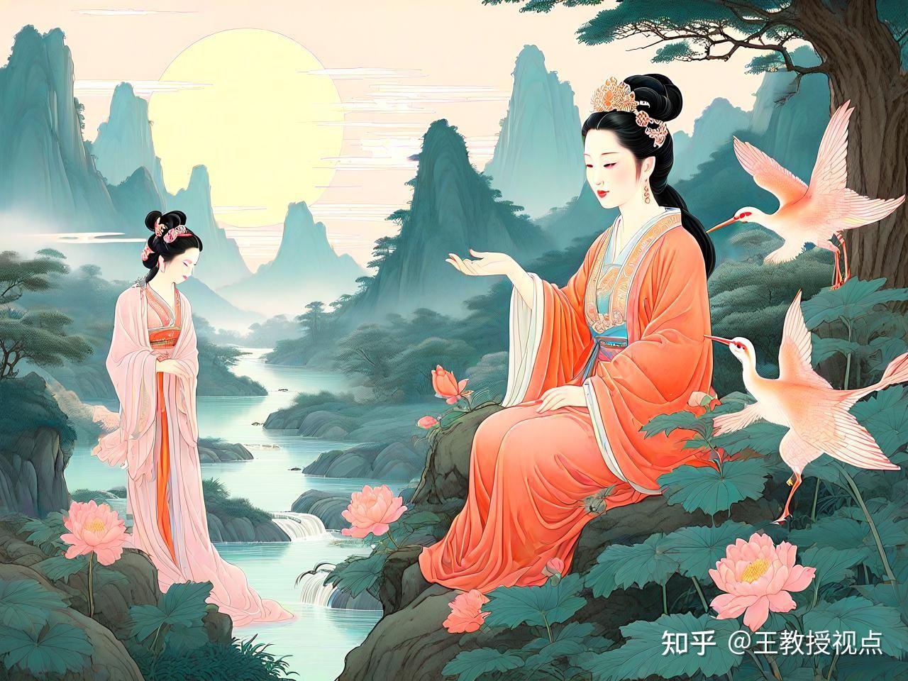 王母娘娘传说:仙女、蟠桃园与梦幻仙境探秘 - 知乎