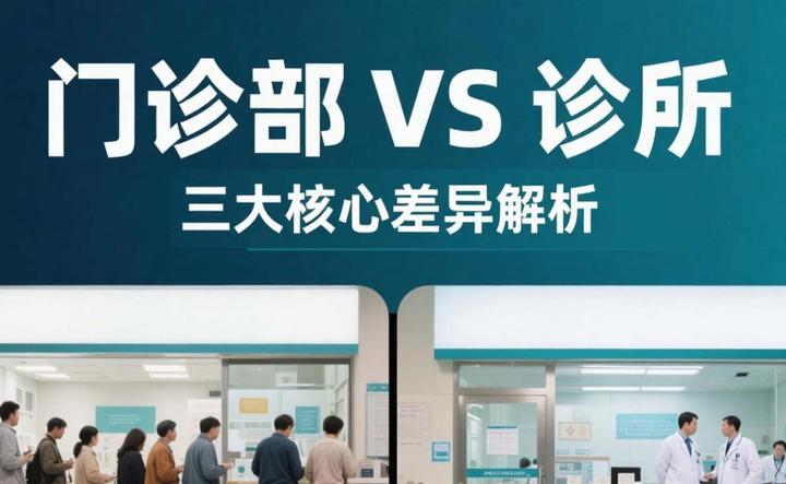 门诊部 VS 诊所:三大核心差异解析 - 知乎