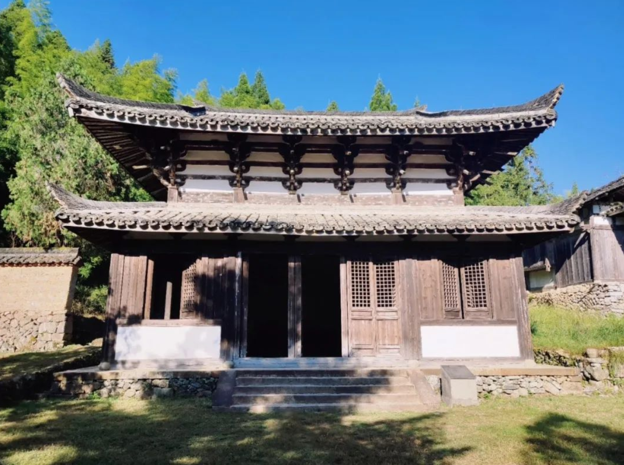 江南古建筑笔记丽水云中大漈时思寺大殿