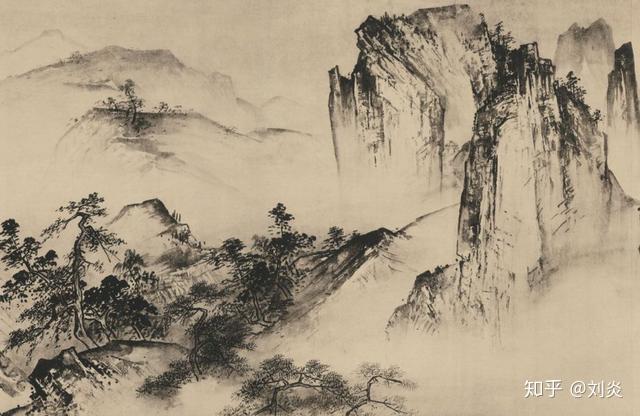 夏圭笔下特色的半边之景- 知乎