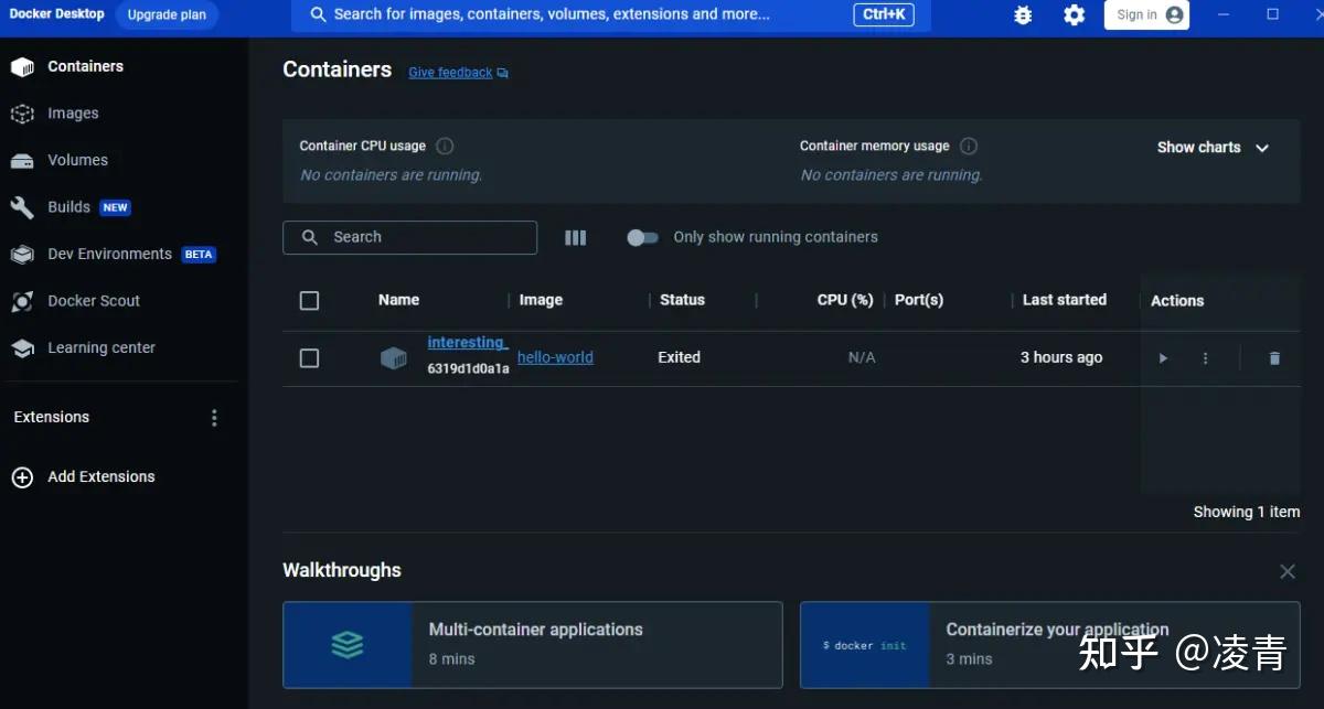 docker windows安装(个人学习记录) - 知乎